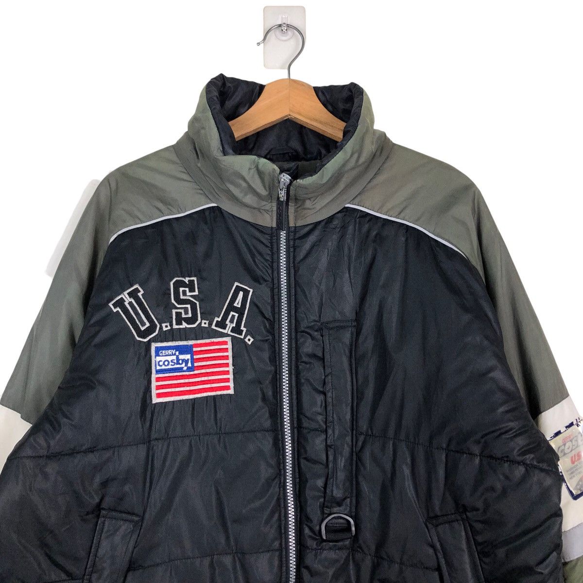 Japanese Brand 🔥Vintage Bomber Jacket Cosby USA Big Logo Spell Out Size US M / EU 48-50 / 2 - 3 Thumbnail