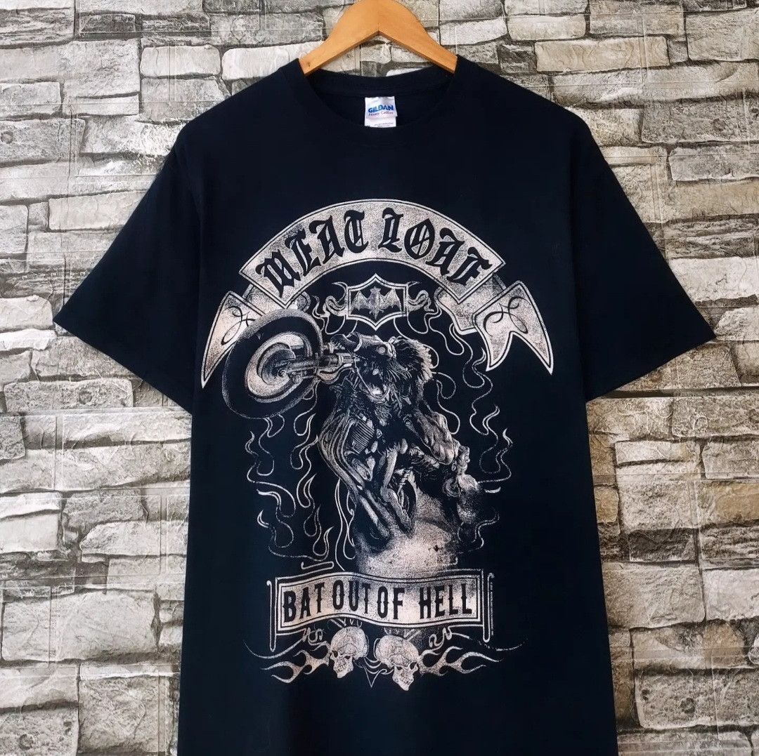 Band Tees Vtg Meat Loaf Bat Out Of Hell Tshirt Size US M / EU 48-50 / 2 - 2 Thumbnail