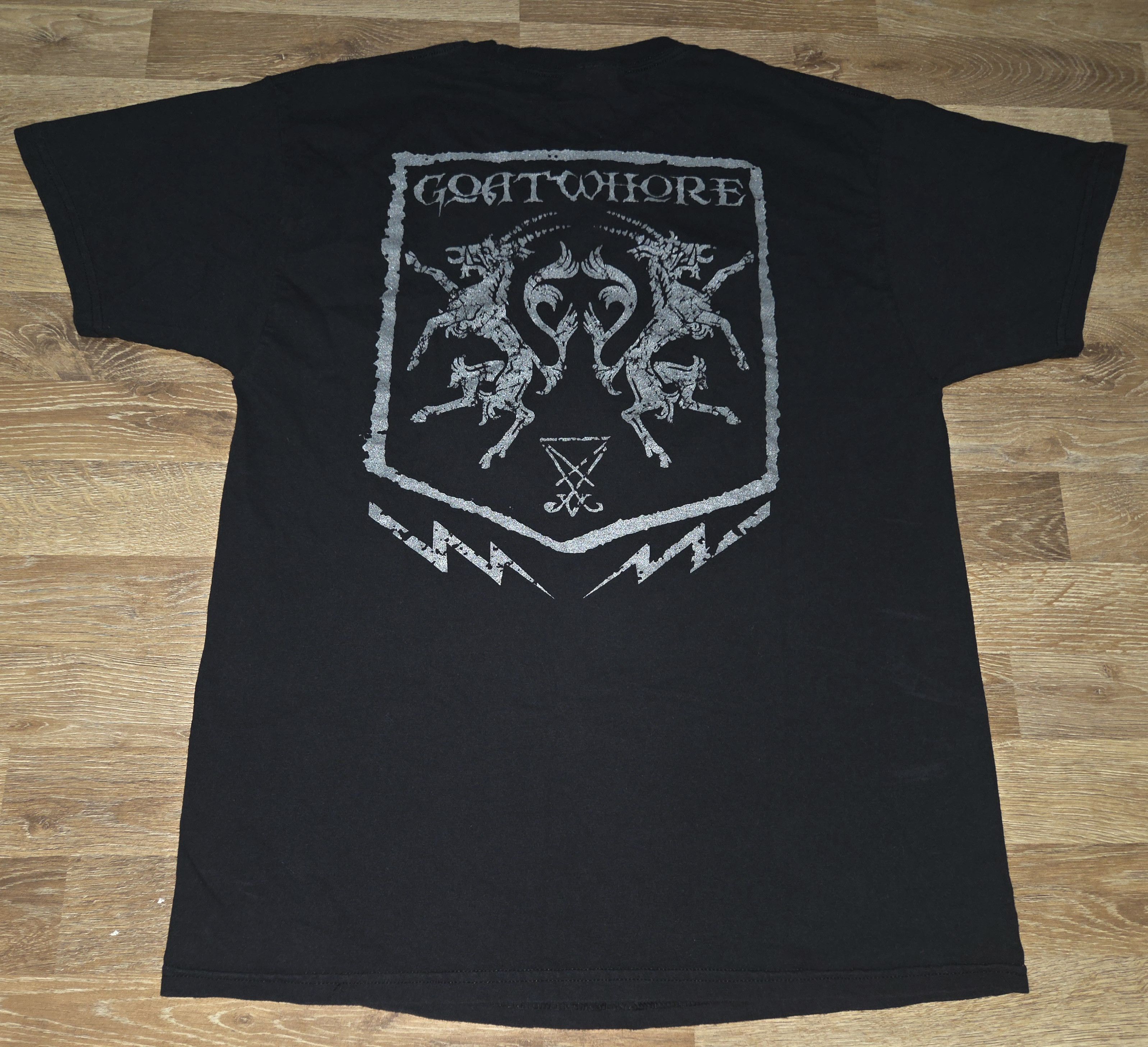 Band Tees Vintage Black Metal Band GOATWHORE Jagermeister T Shirt Size US L / EU 52-54 / 3 - 2 Thumbnail