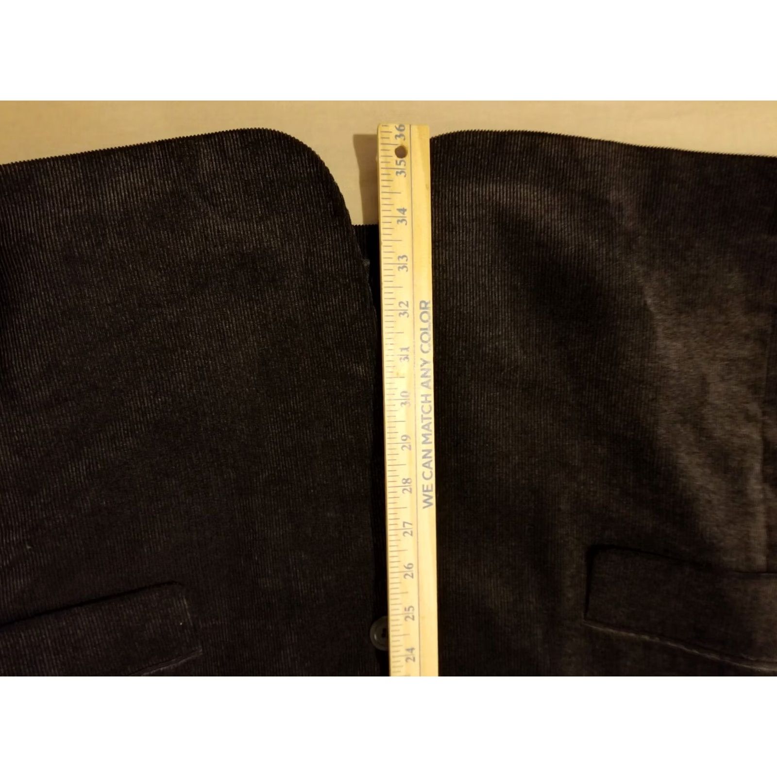 Vintage Alan Flusser Sports Jacket Blazer Cotton Black Mens 42L Corduroy Size 42R - 6 Thumbnail