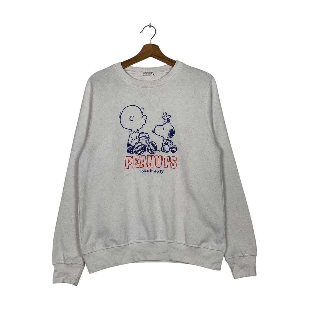 Peanuts Peanuts Take It Easy Crewneck Sweatshirt Size US M / EU 48-50 / 2 - 1 Thumbnail