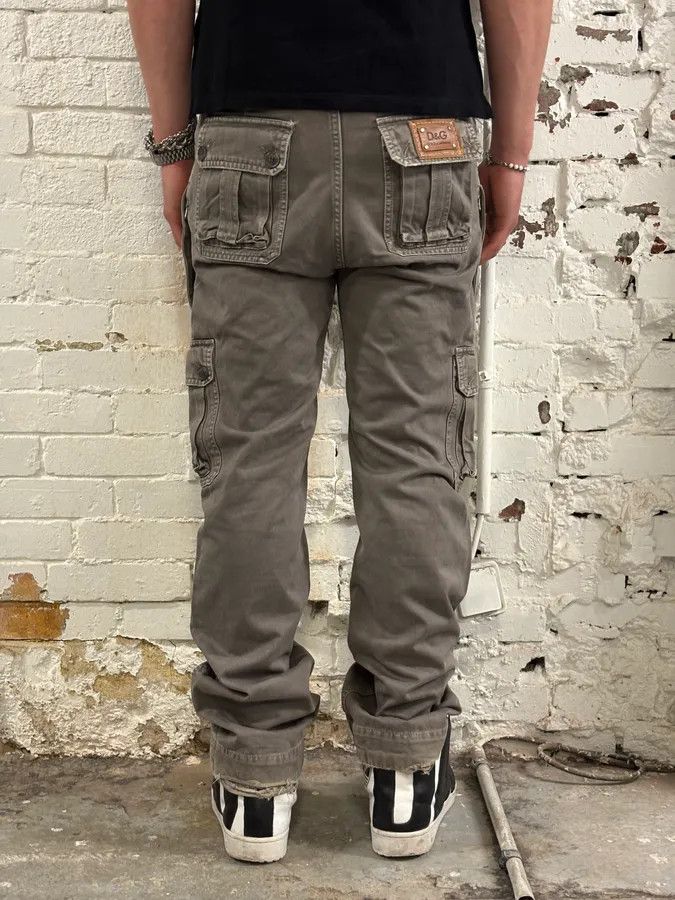 Dolce & Gabbana AW2008 Dolce & Gabbana Multi-Pocket Grey Cargo Pants Size US 32 / EU 48 - 4 Thumbnail