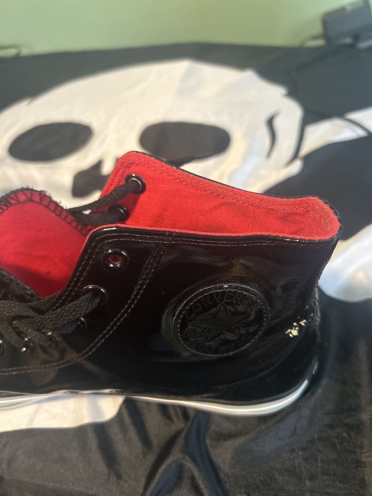 Converse × Japanese Brand Patent leather “fight club” converse Size US 10 / EU 43 - 7 Thumbnail
