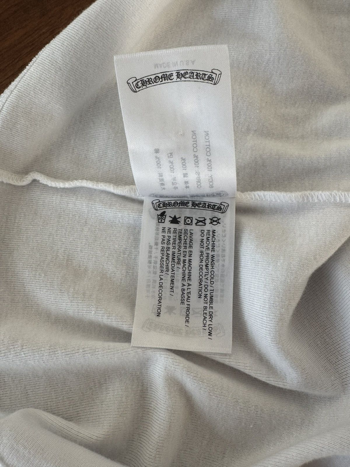 Chrome Hearts Chrome Hearts White Blue Long Sleeve Size US XL / EU 56 / 4 - 9 Thumbnail
