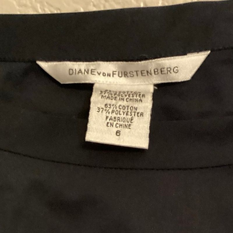 Diane von Furstenberg Diane Von Furstenberg Black Tied Sleeveless Della Dress 6 Size M / US 6-8 / IT 42-44 - 3 Thumbnail