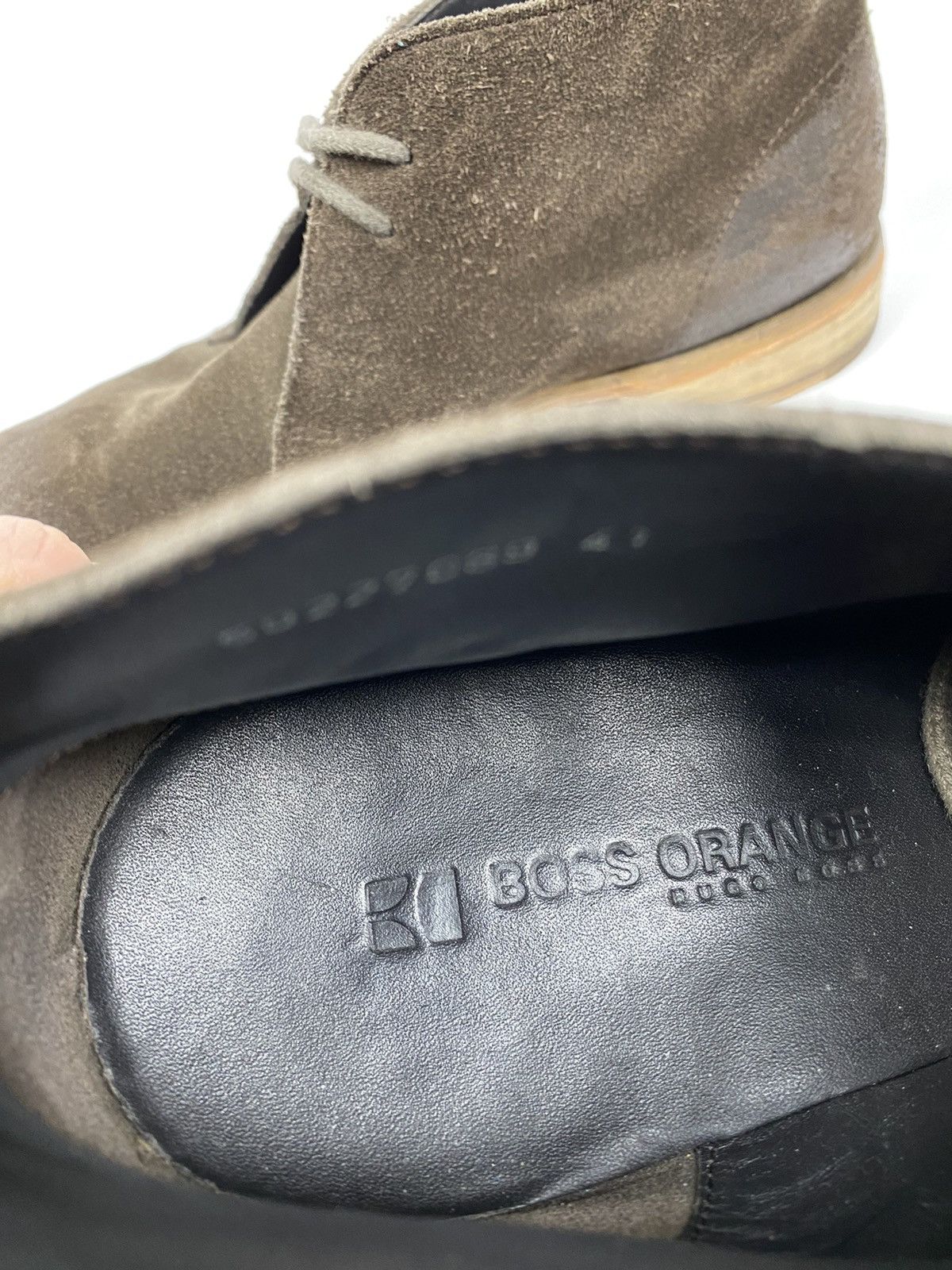 Hugo Boss Boss Orange Suede Waxed Boots size 41 Size US 8 / EU 41 - 11 Thumbnail