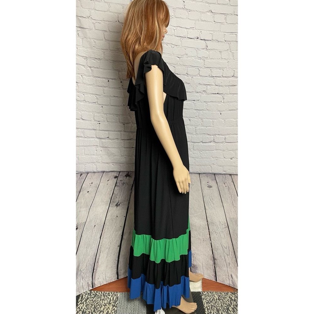 Other NWT New $88 Tiana B Casual Maxi Black Dress Size XL Size XL / US 12-14 / IT 48-50 - 3 Thumbnail