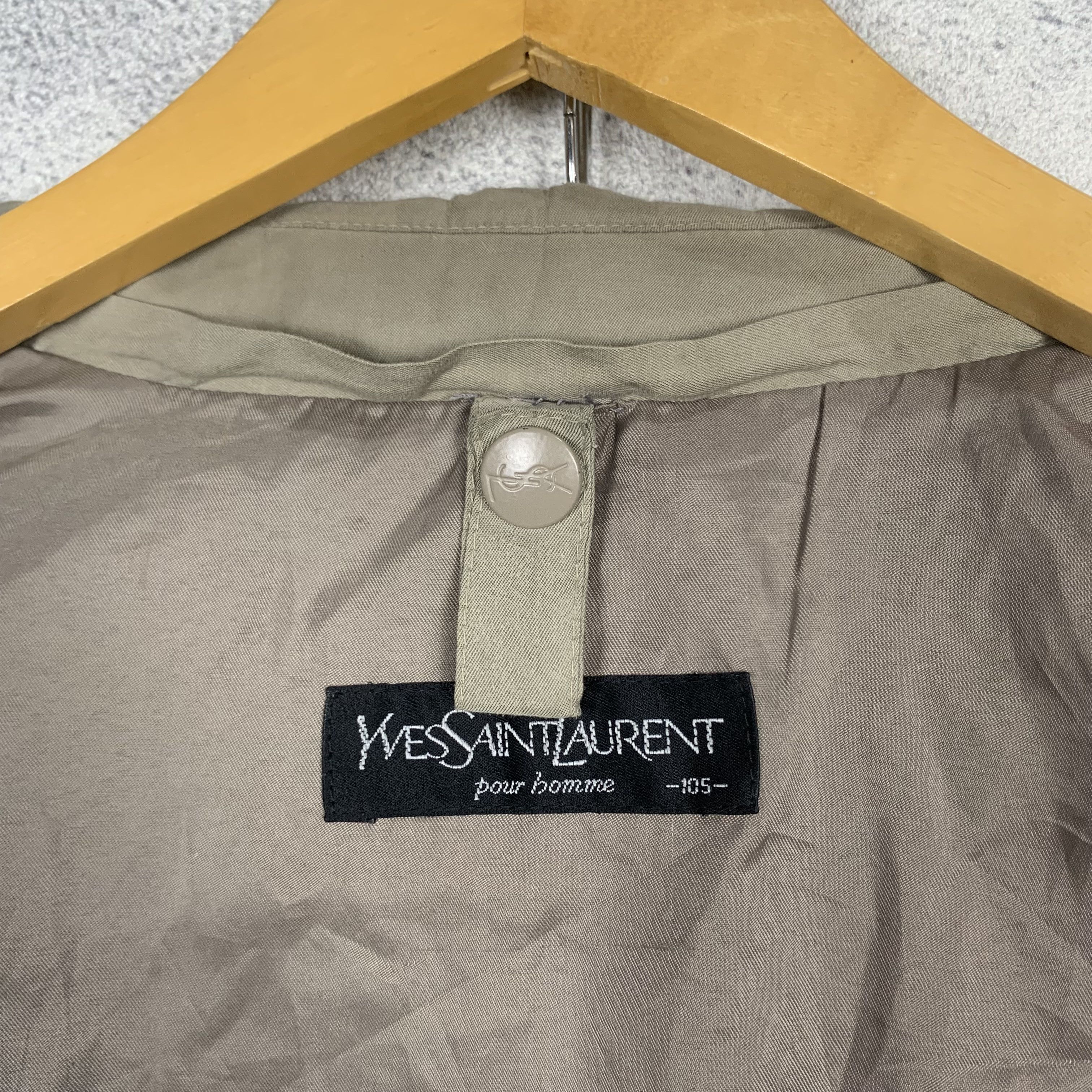 Vintage 90s Yves Saint Laurent YSL Coat Jacket