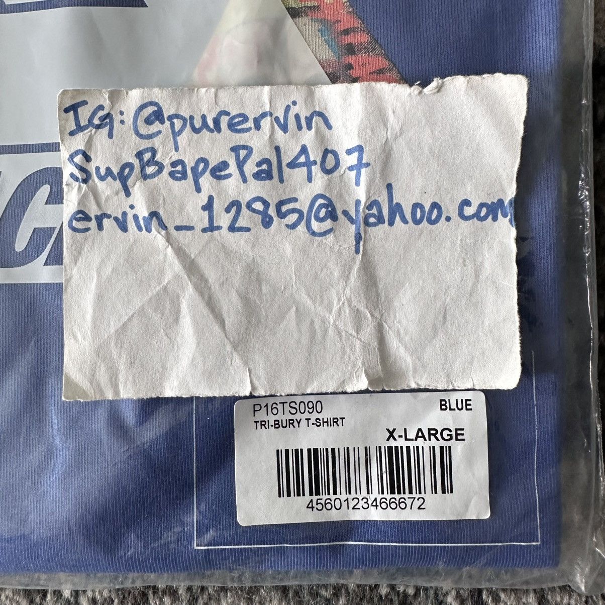 Palace TRI-BURY T-SHIRT BLUE size X-LARGE Size US XL / EU 56 / 4 - 2 Thumbnail