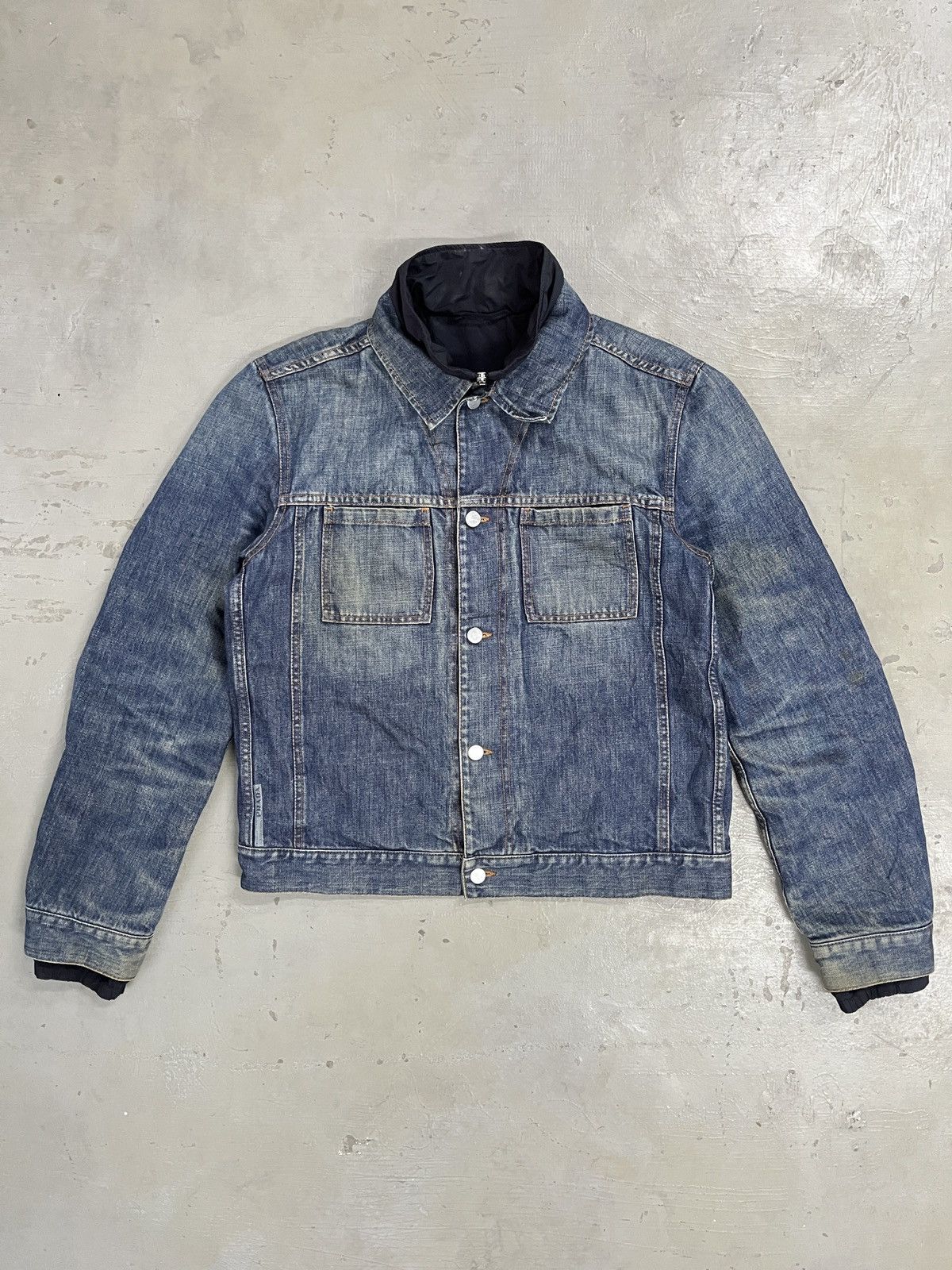 🔥Archive 2005 Prada Denim/Nylon Jacket