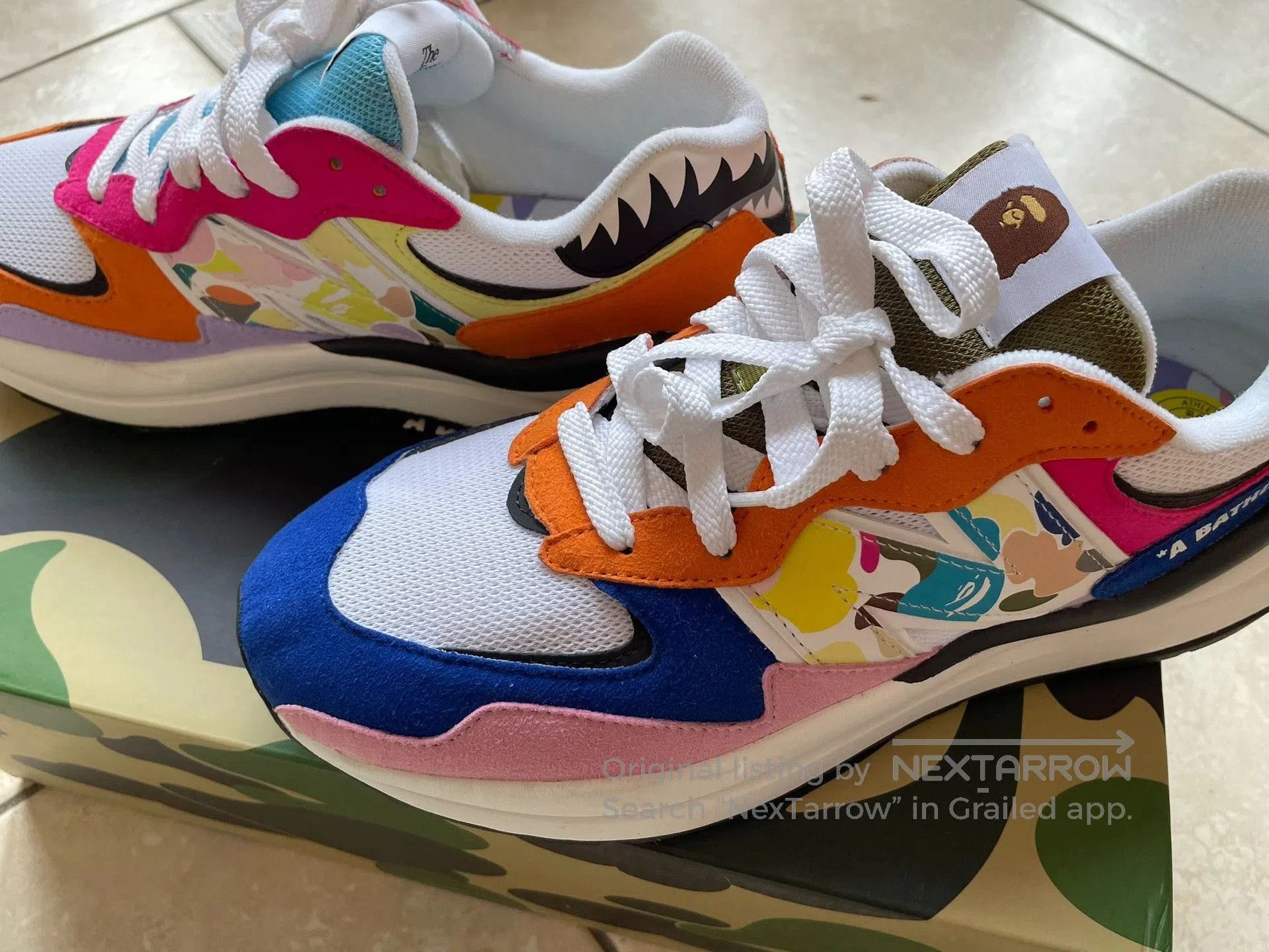 Bape Bape x New Balance 5740 Men's Shoes. Size US 10 / EU 43 - 4 Thumbnail