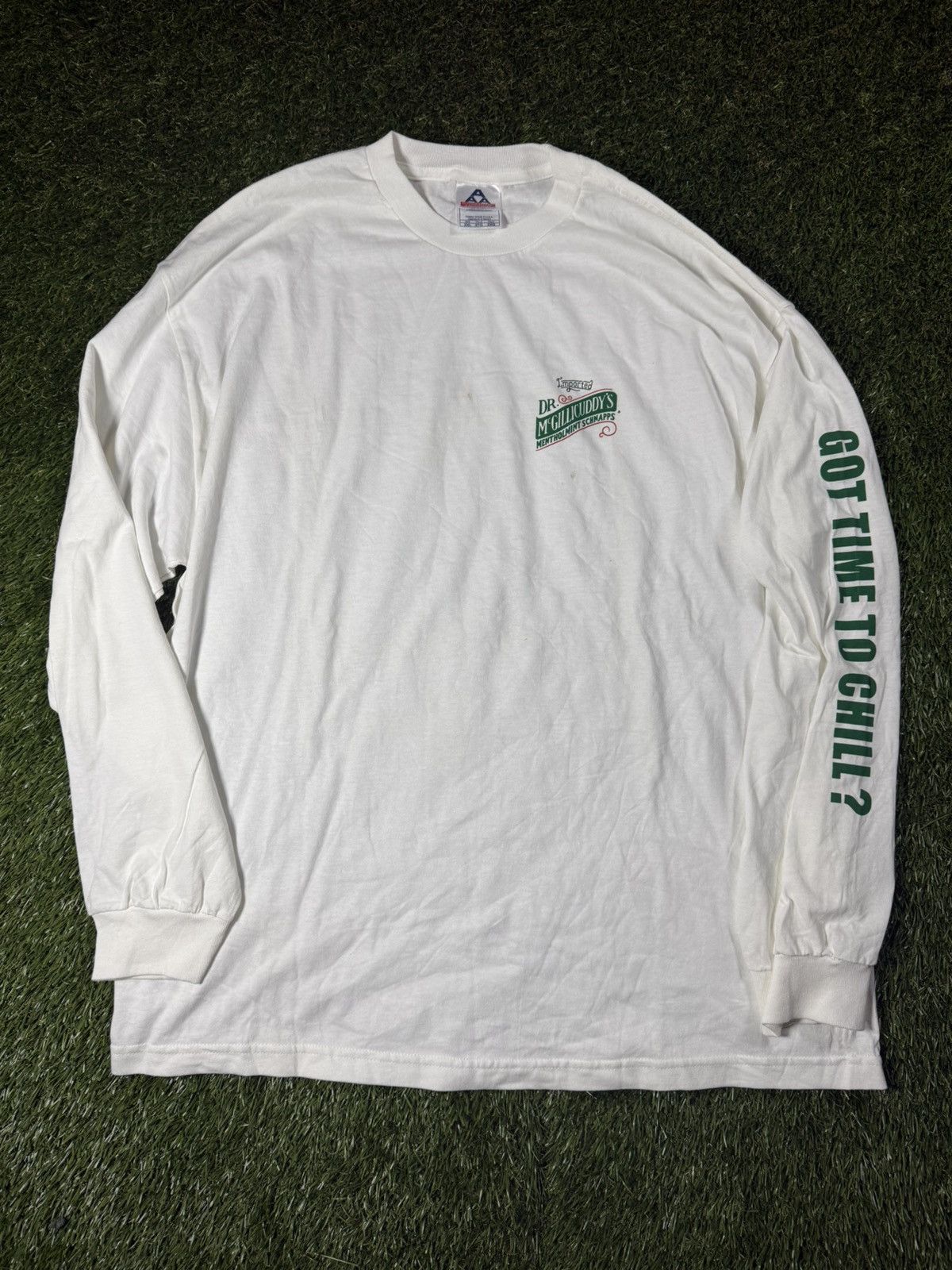 Vintage Vintage Y2k Dr. McGillicuddys Alcohol Liquor Long sleeve Tee Size US XXL / EU 58 / 5 - 1 Thumbnail