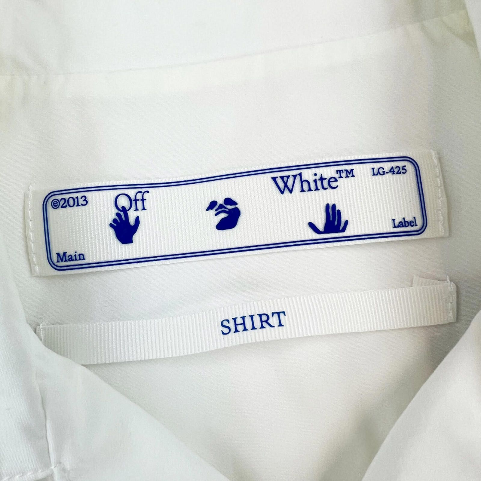 Off-White Off-White Caravaggio White Shirt Size US M / EU 48-50 / 2 - 6 Thumbnail
