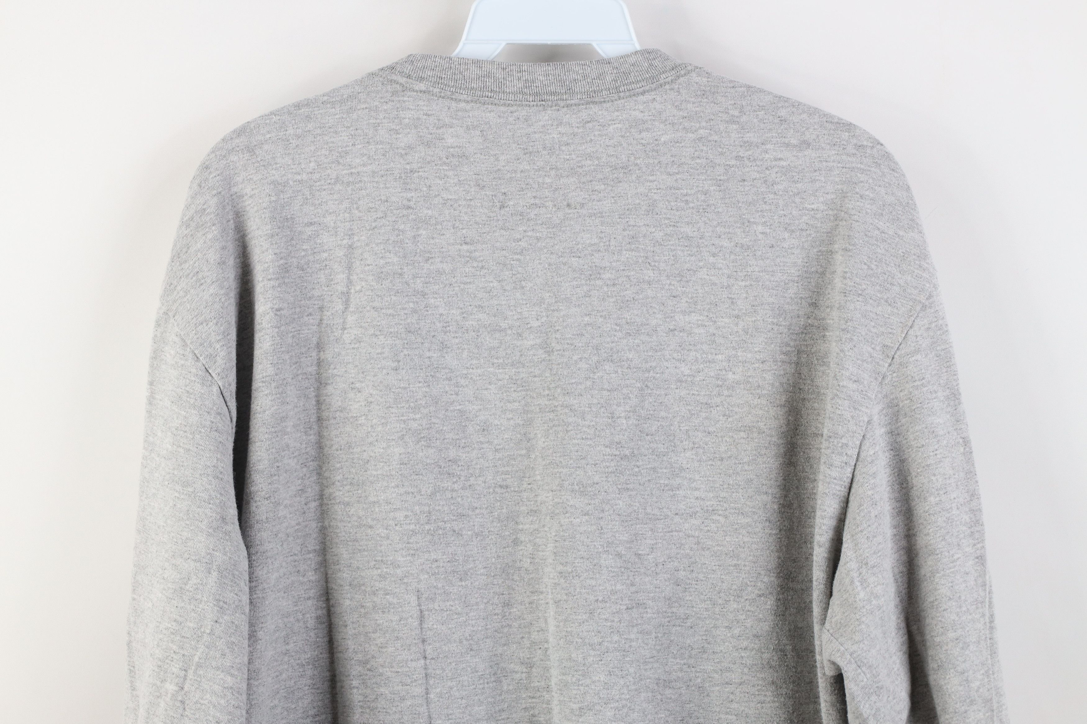 Nautica Vintage 90s Nautica Military Flag Long Sleeve T-Shirt Gray Size US M / EU 48-50 / 2 - 11 Thumbnail