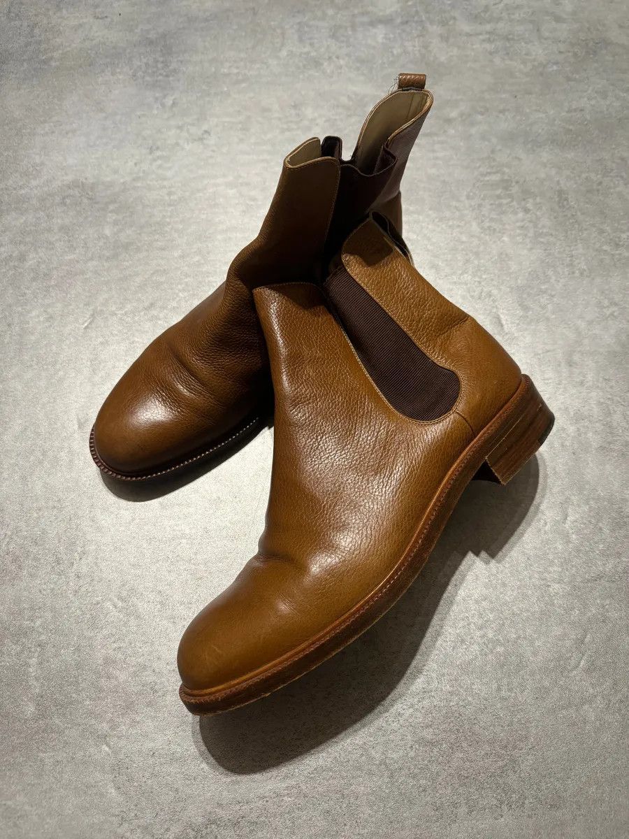 Giorgio Armani 2000s Giorgio Armani Brown Italian Leather Boots Size US 9.5 / EU 42-43 - 8 Thumbnail