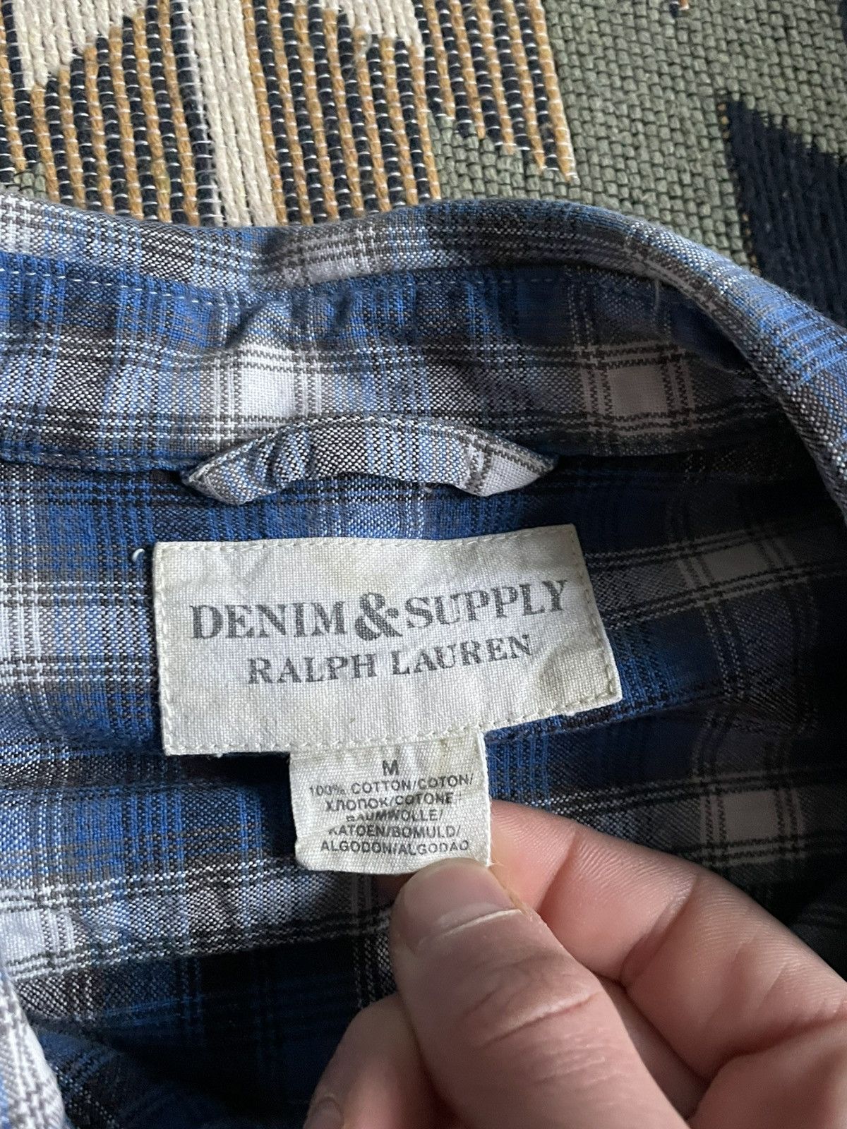 Denim & Supply Ralph Lauren × Polo Ralph Lauren × Vintage Vintage Denim & Supply Ralph Lauren Flannel Shirt Size US M / EU 48-50 / 2 - 8 Thumbnail