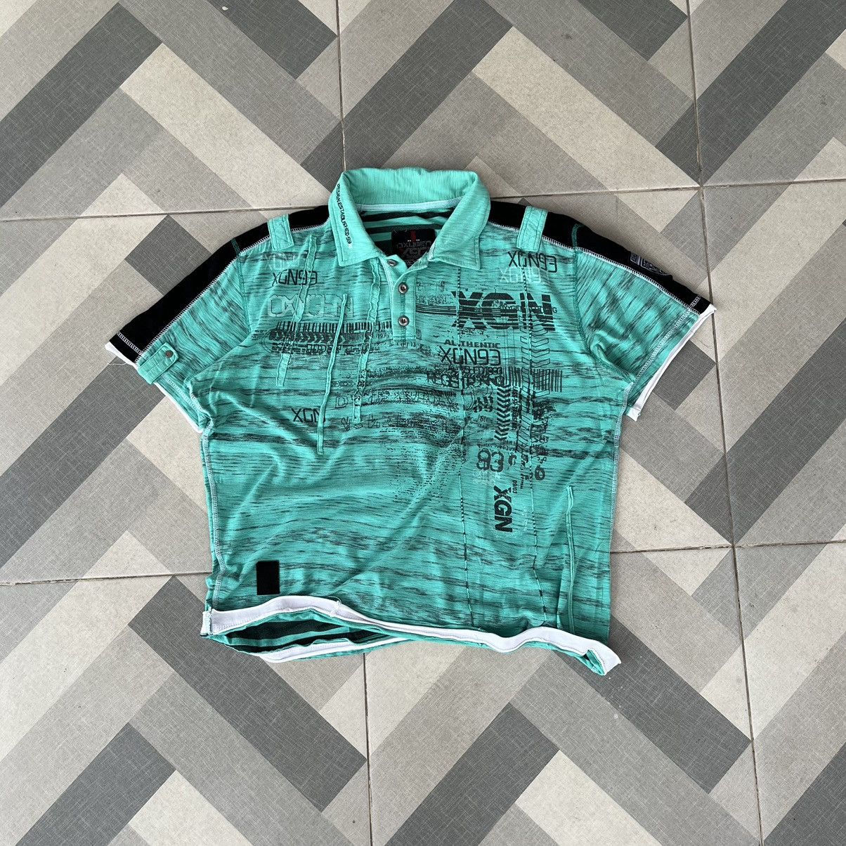 14th Addiction × If Six Was Nine × KMRii Y2K XGN-SYSTEM SEDITIONARIES HARD PUNK POLO SHIRT Size US XL / EU 56 / 4 - 1 Thumbnail