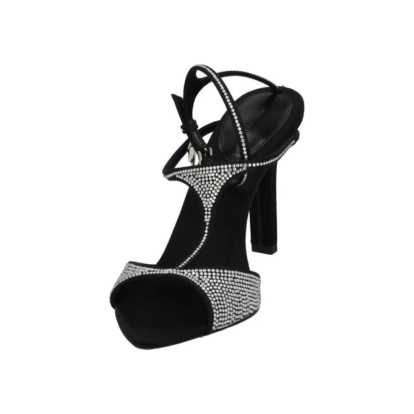 Givenchy o1srvl11e1224 G Lock Sandals in Silver/Black Size US 5 / IT 35 - 3 Thumbnail
