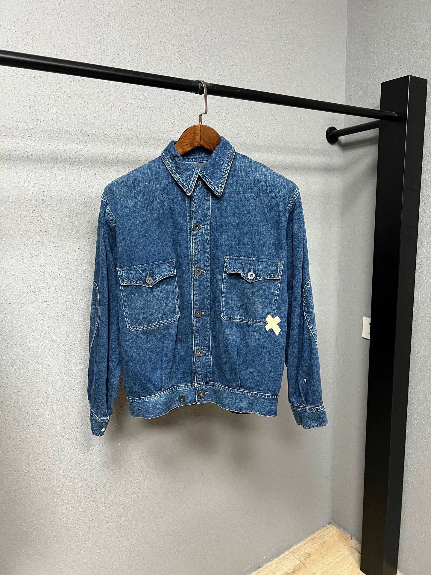 Maison Margiela Maison Margiela Graffiti Denim Jacket in Blue Size US M / EU 48-50 / 2 - 1 Thumbnail