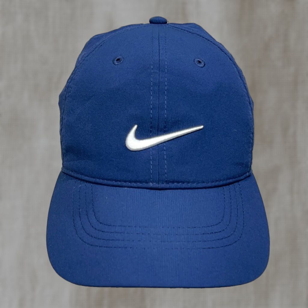 Nike Nike Dri-Fit Hat Cap Blue Strap Back Performance Legacy91 Golf Mens Swoosh M22 Size ONE SIZE - 1 Thumbnail