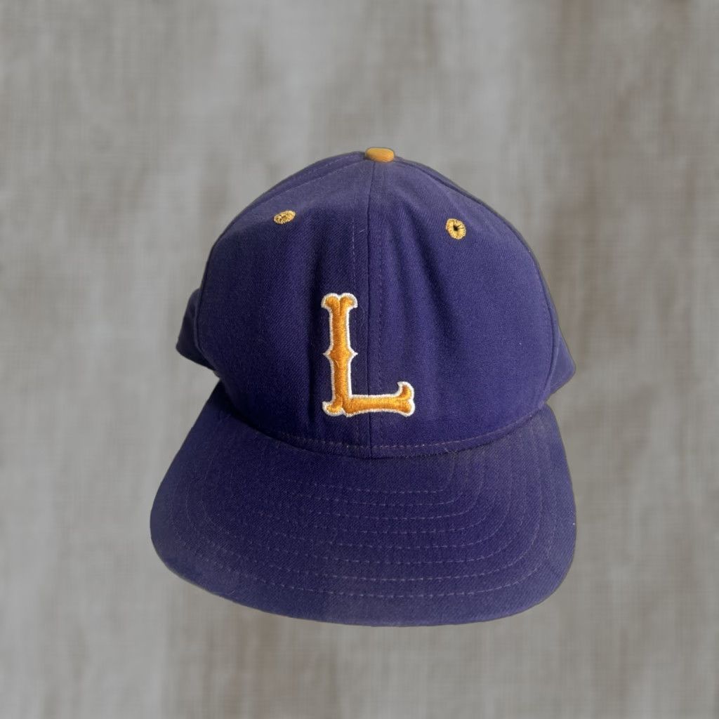 New Era VINTAGE New Era Major League Promodel Baseball Hat 7 1/8 Purple Gold L Mens Baseball Cap Size ONE SIZE - 1 Thumbnail