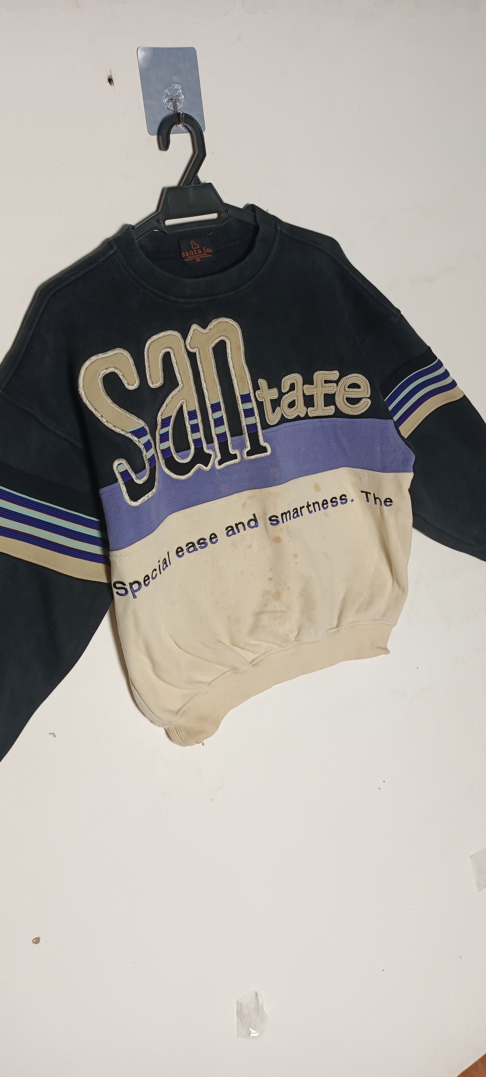 Designer × Vintage RARE🔥Santafe Crewneck Sweatshirt Size US L / EU 52-54 / 3 - 4 Thumbnail