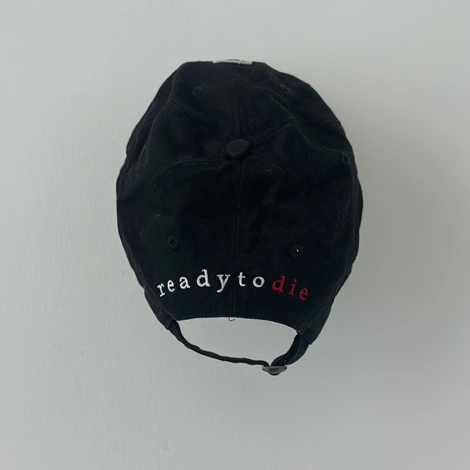 Designer Black Graphic Baseball Cap Size ONE SIZE - 2 Thumbnail