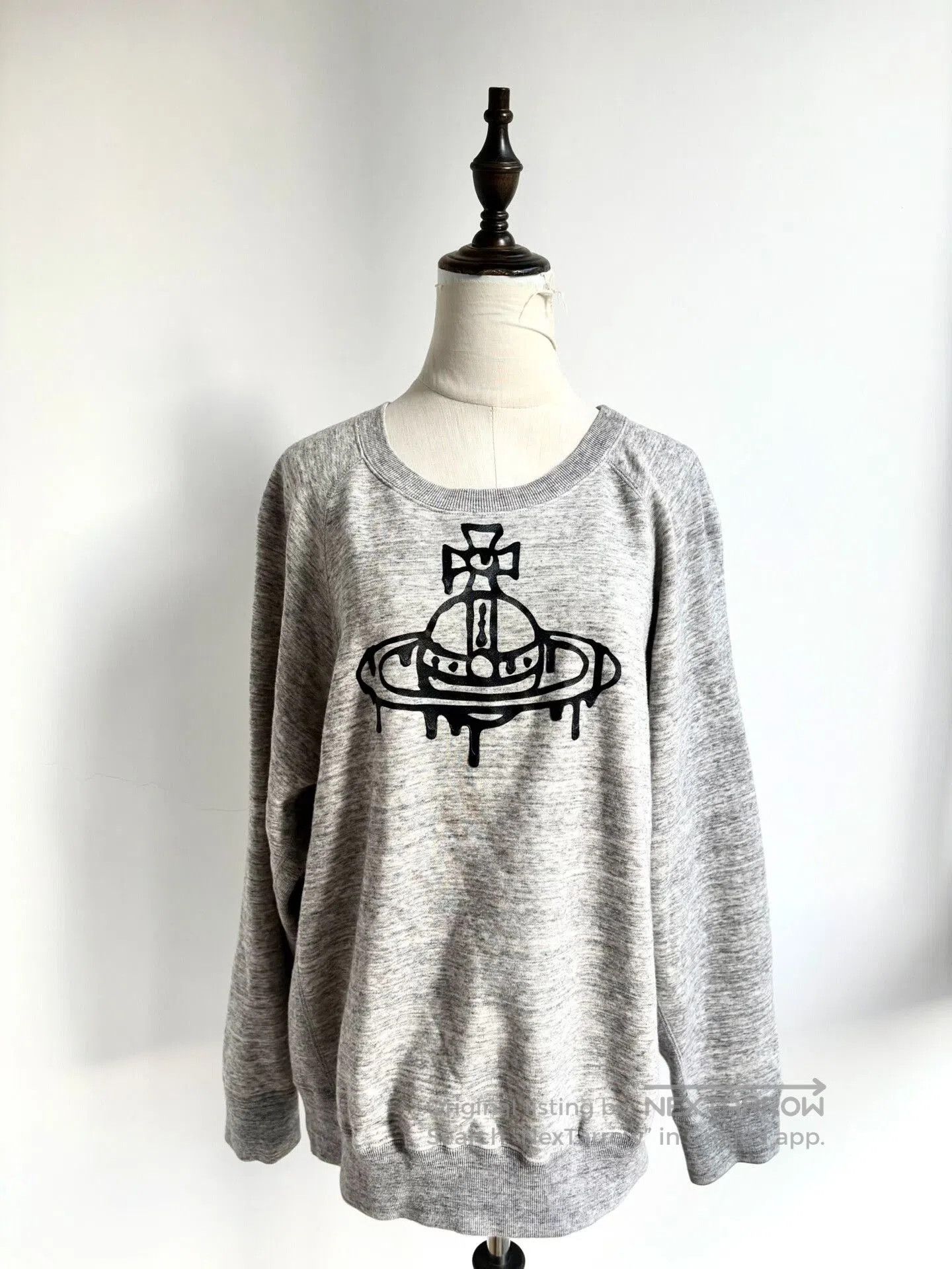 Vivienne Westwood vivienne westwood gray oversized sweatshirt. Size XXS / US 00 / IT 34 - 1 Thumbnail