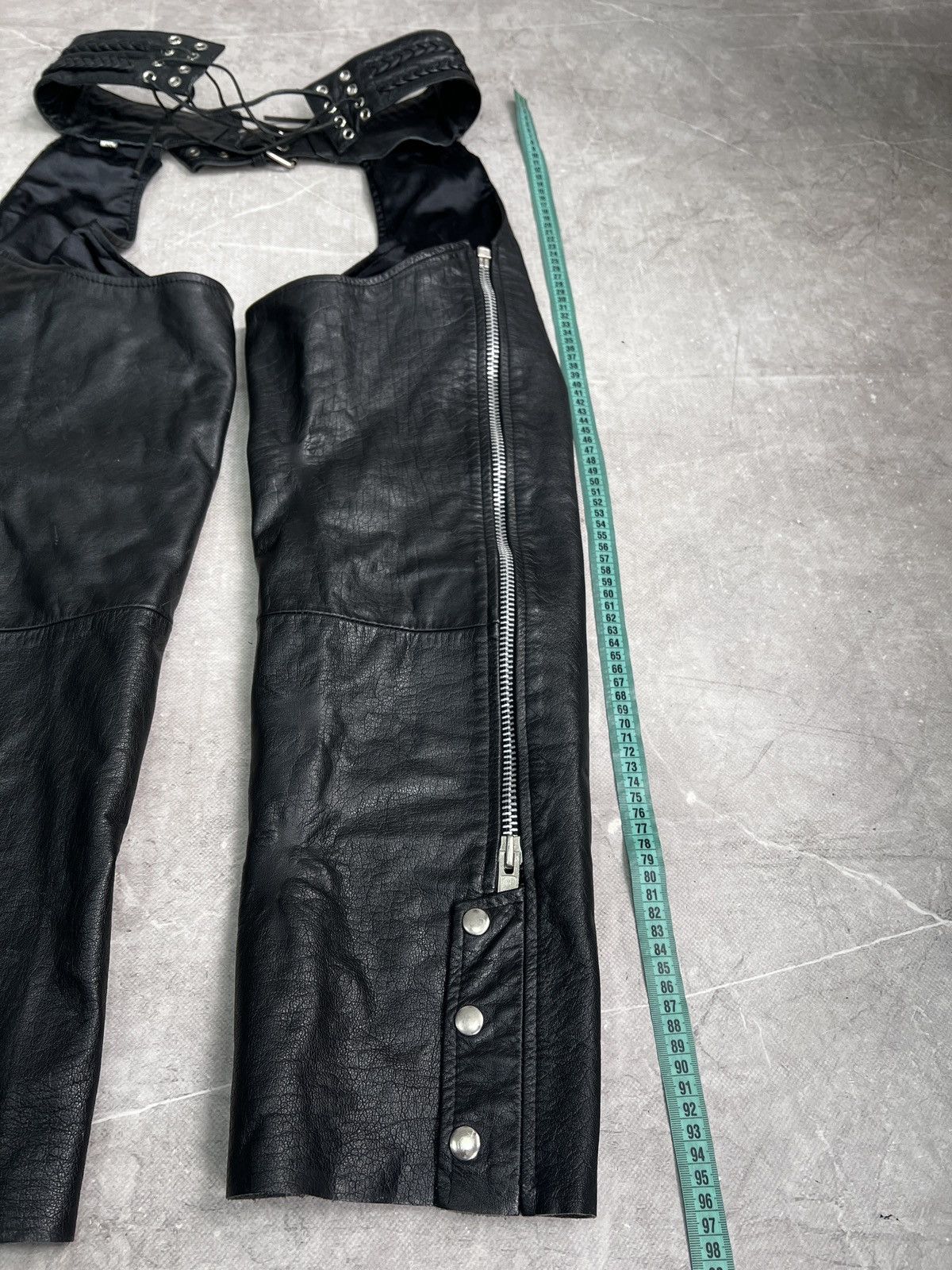 Harley Davidson Leather Moto Harley Davidson y2k Comme des garçons style Size US 32 / EU 48 - 18 Thumbnail