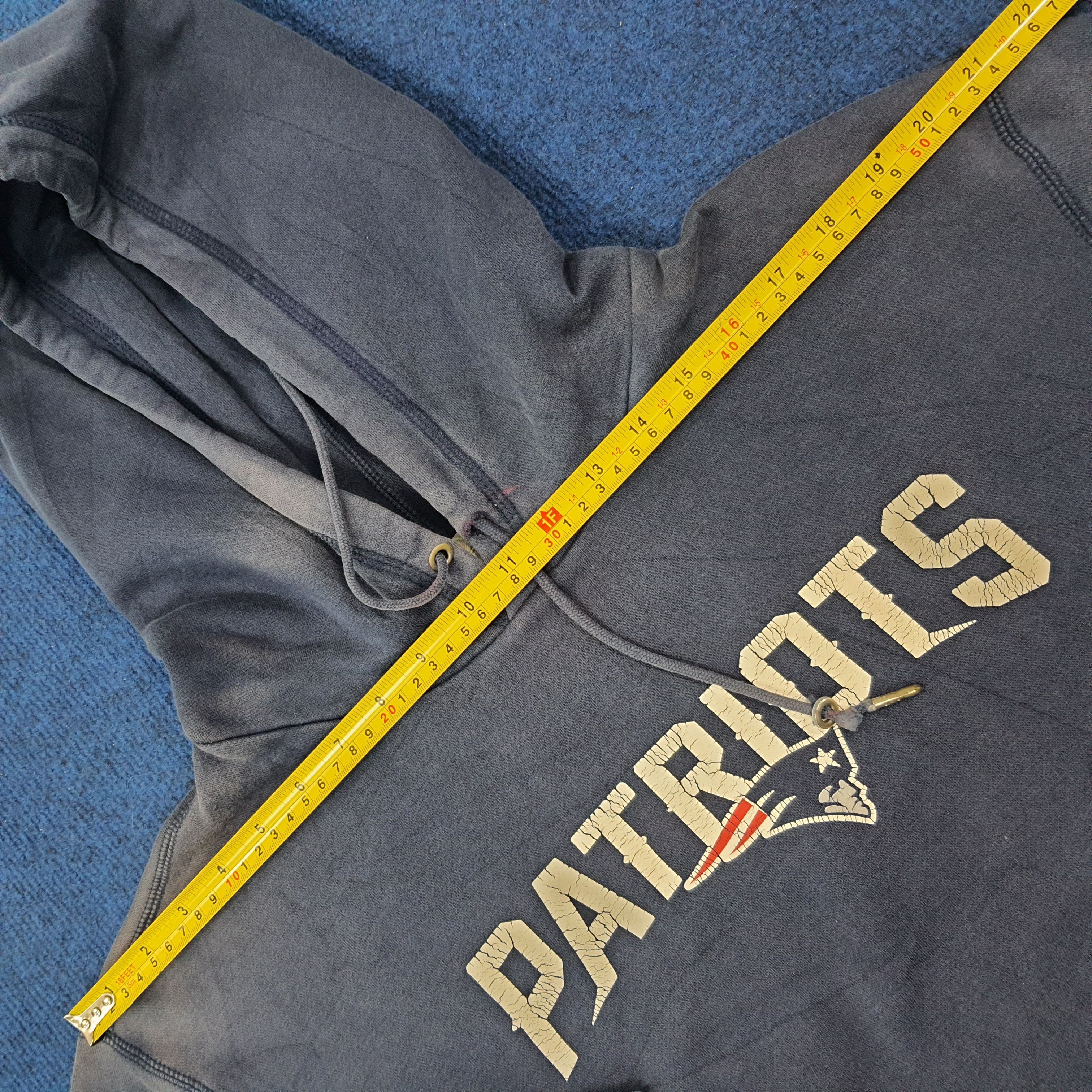 Nike × Vintage Vintage Nike Patriots USA Sports Hoodie C215N25 Size US XXL / EU 58 / 5 - 10 Thumbnail