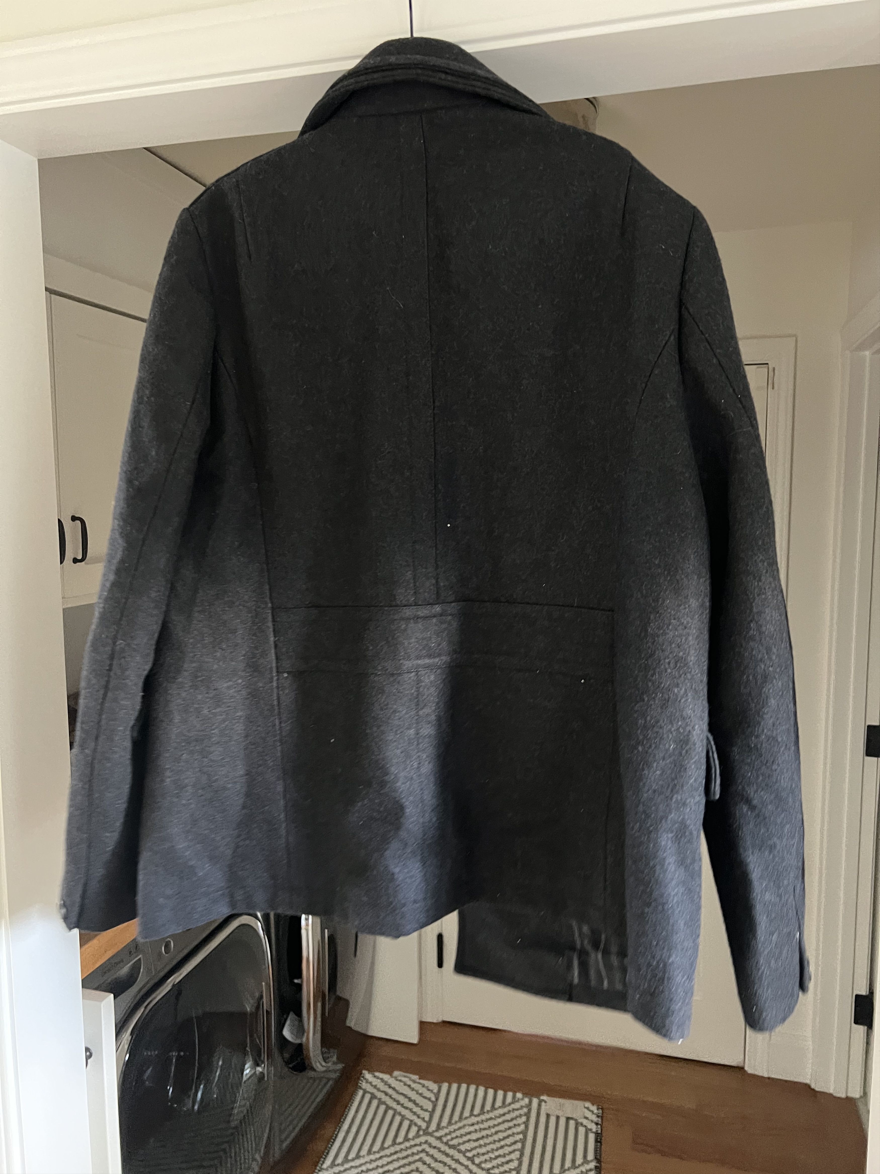 Allsaints AllSaints Raynes Wool Pea Coat Avant Garde Size US M / EU 48-50 / 2 - 14 Thumbnail