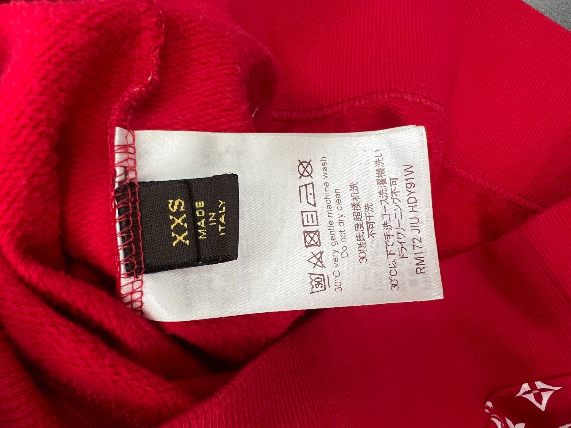 Louis Vuitton × Supreme Louis Vuitton X Supreme Co-branded Hoodie with Full Logo ho Size US XXS / EU 40 - 5 Thumbnail