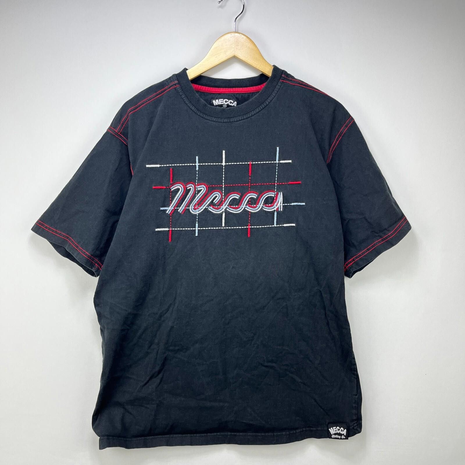 Mecca Vintage Y2K Mecca Faded T-Shirt Large Skater Hip Hop Size US L / EU 52-54 / 3 - 1 Thumbnail