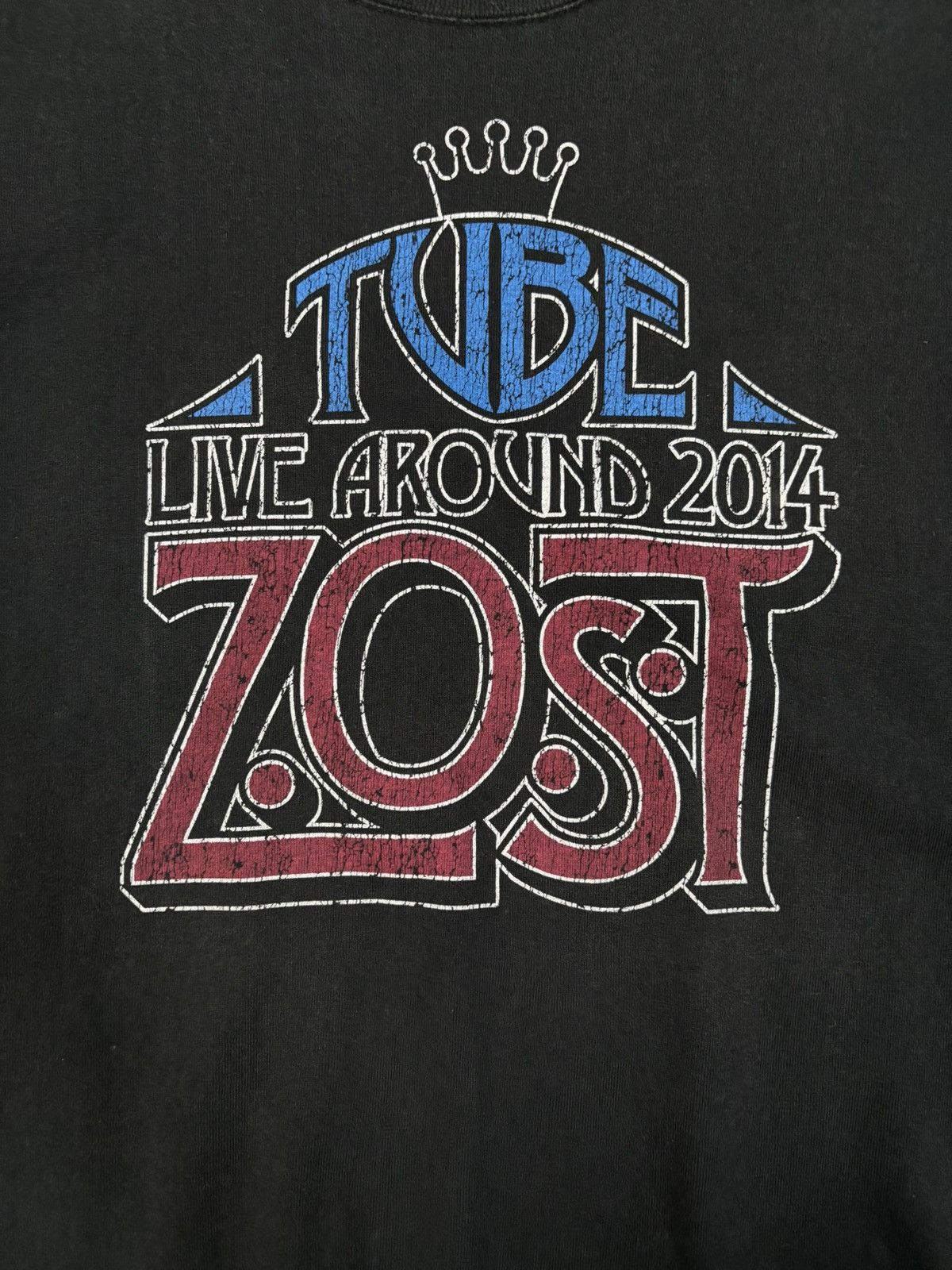 Band Tees Japanese Band TUBE Live Around 2014 ZOST Tour T-shirt Size US L / EU 52-54 / 3 - 5 Thumbnail
