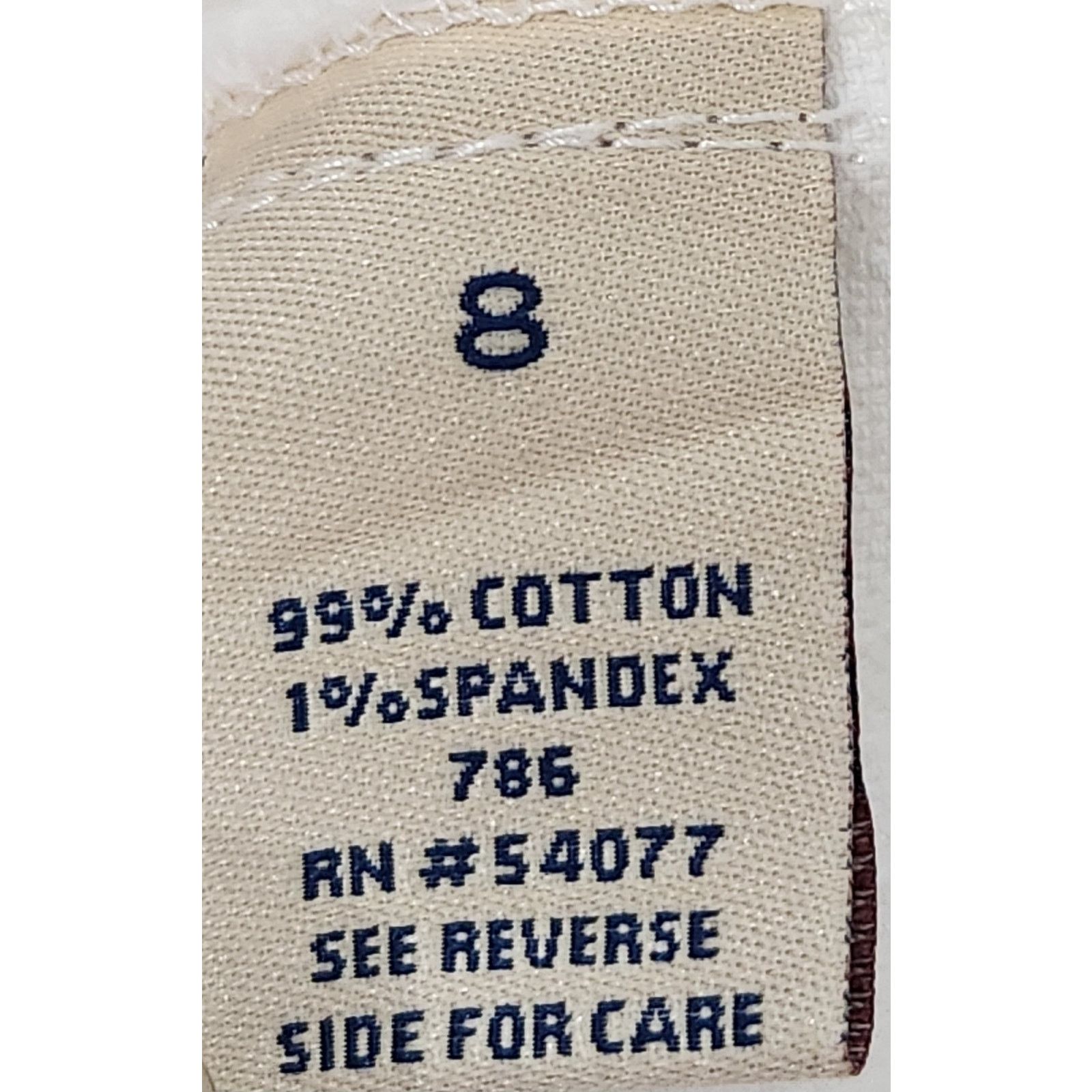 Other CAbi White Flat Front Ankle Length Jeans 8 Lightweight Size 30" / US 8 / IT 44 - 7 Thumbnail