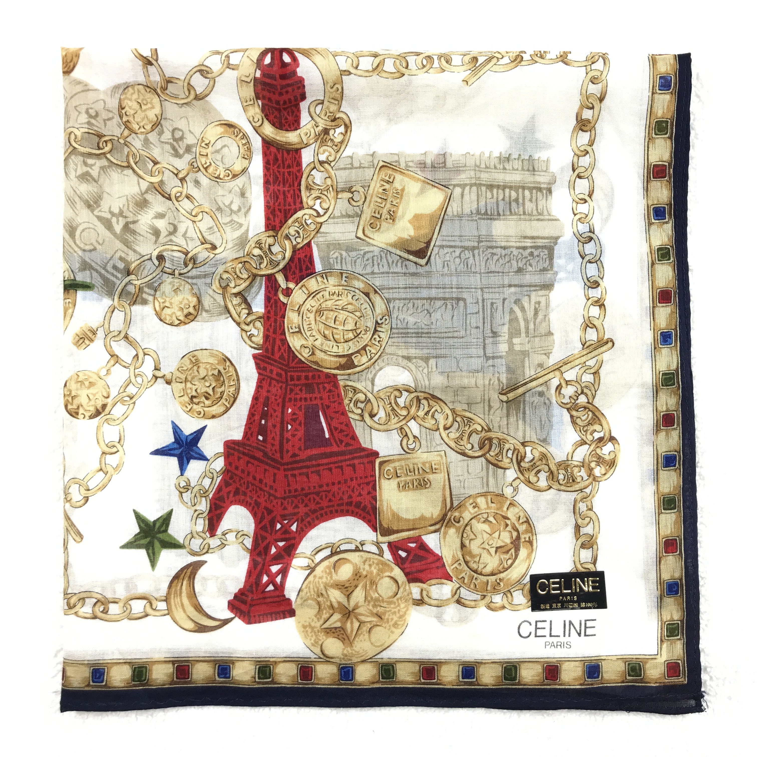 Celine Vintage Celine Bandana Neckerchief Handkerchief Size ONE SIZE - 2 Thumbnail
