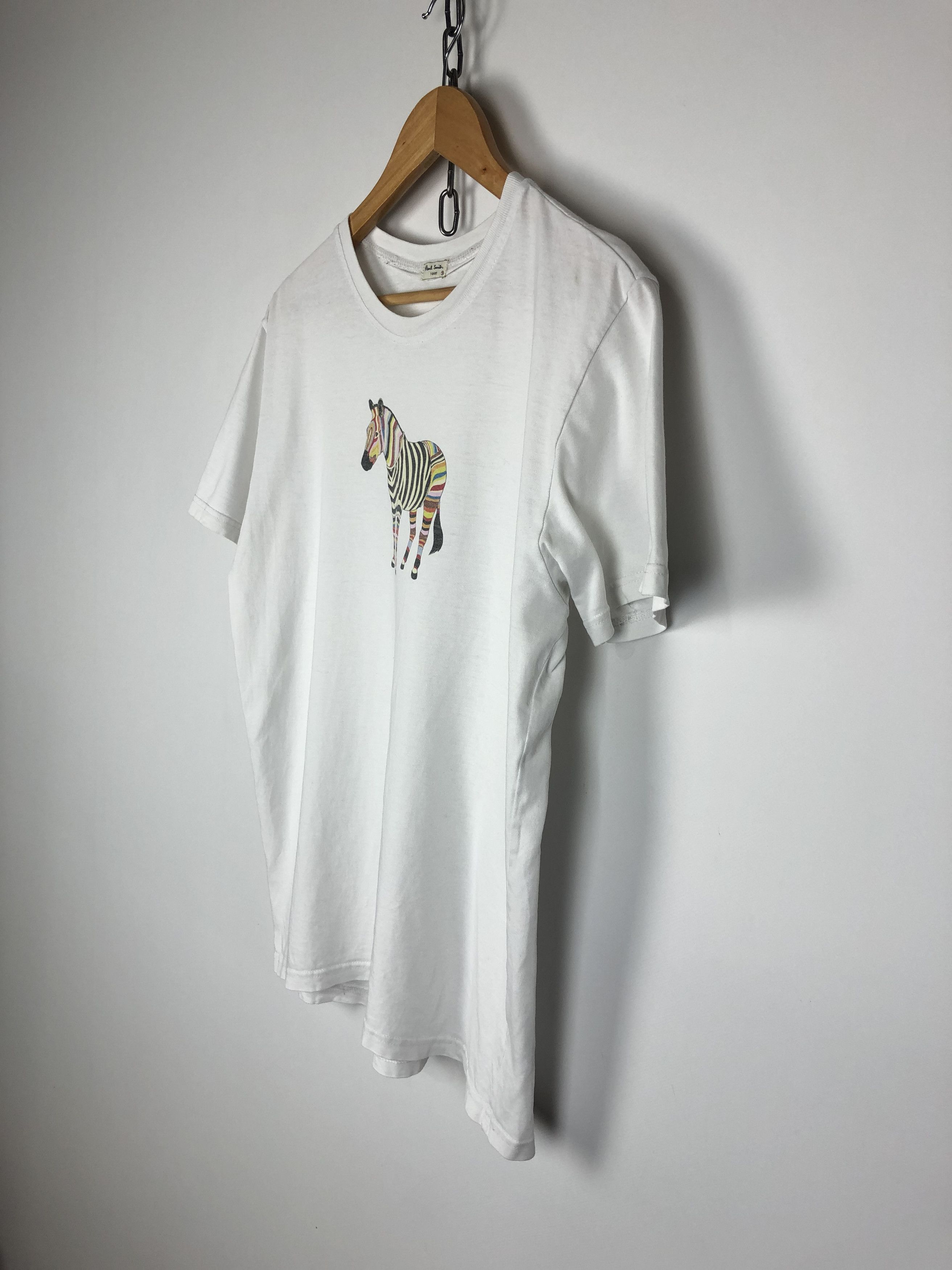 Paul Smith Paul Smith T-Shirt Zebra Logo White Tee size S Size US S / EU 44-46 / 1 - 6 Thumbnail