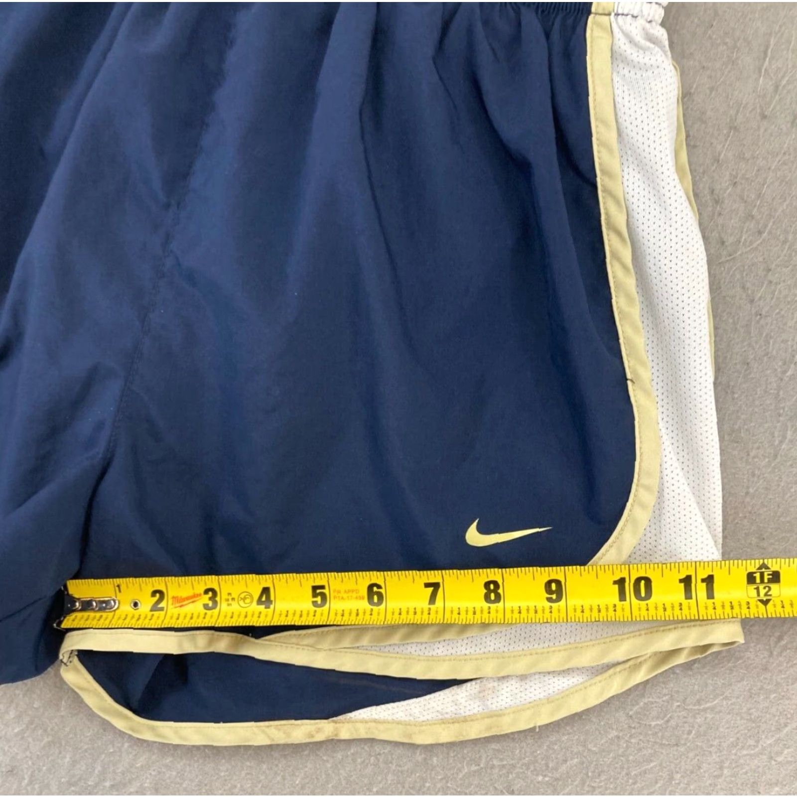 Nike Nike Dri Fit Womens Shorts Medium Athletic Blue US Navy Lined Running Size 32" / US 10 / IT 46 - 6 Thumbnail