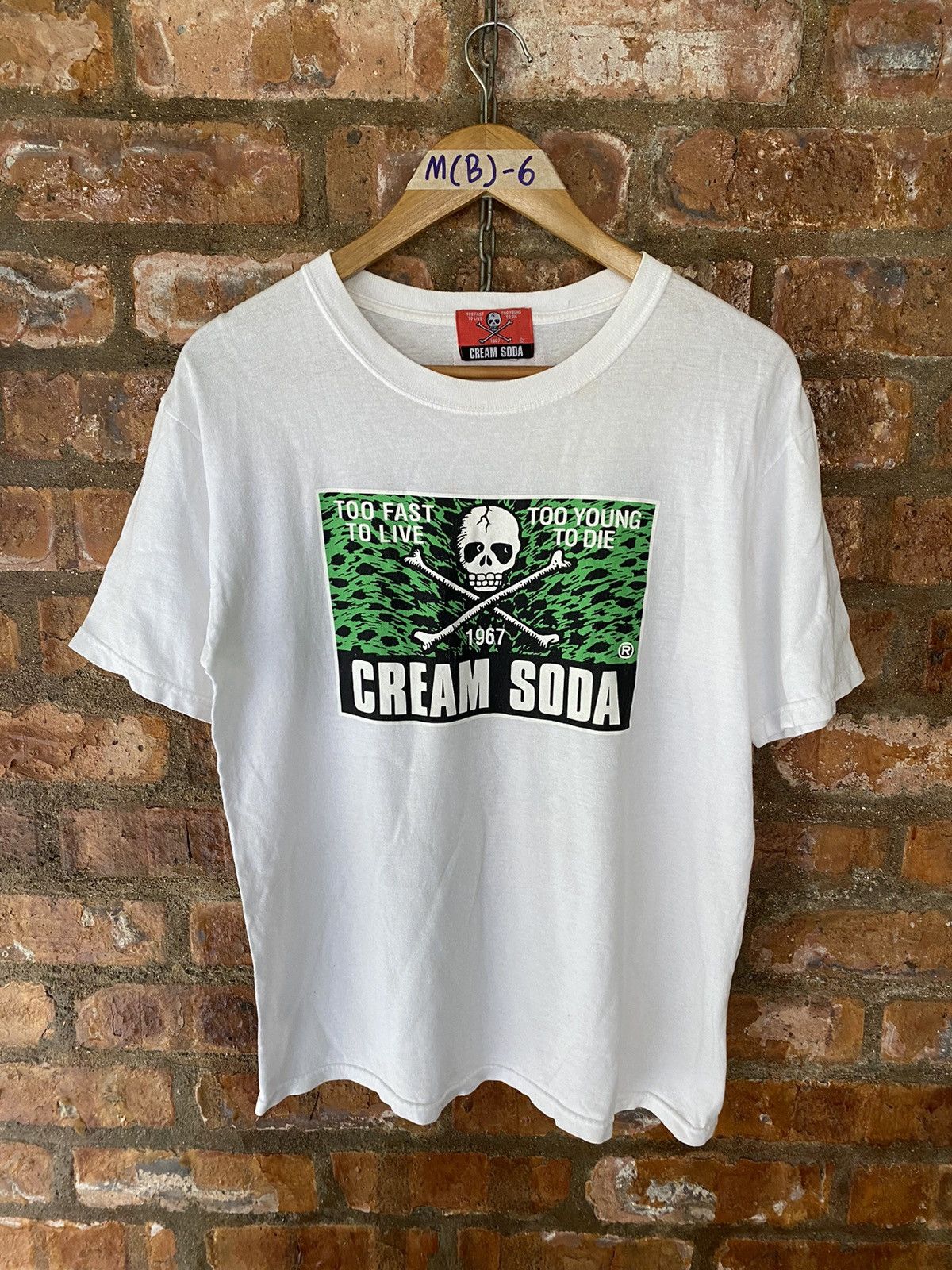 Hiroshi Fujiwara × Japanese Brand × PHENOMENON 2000s Cream Soda To fast to live to yong to die tee Size US M / EU 48-50 / 2 - 2 Thumbnail