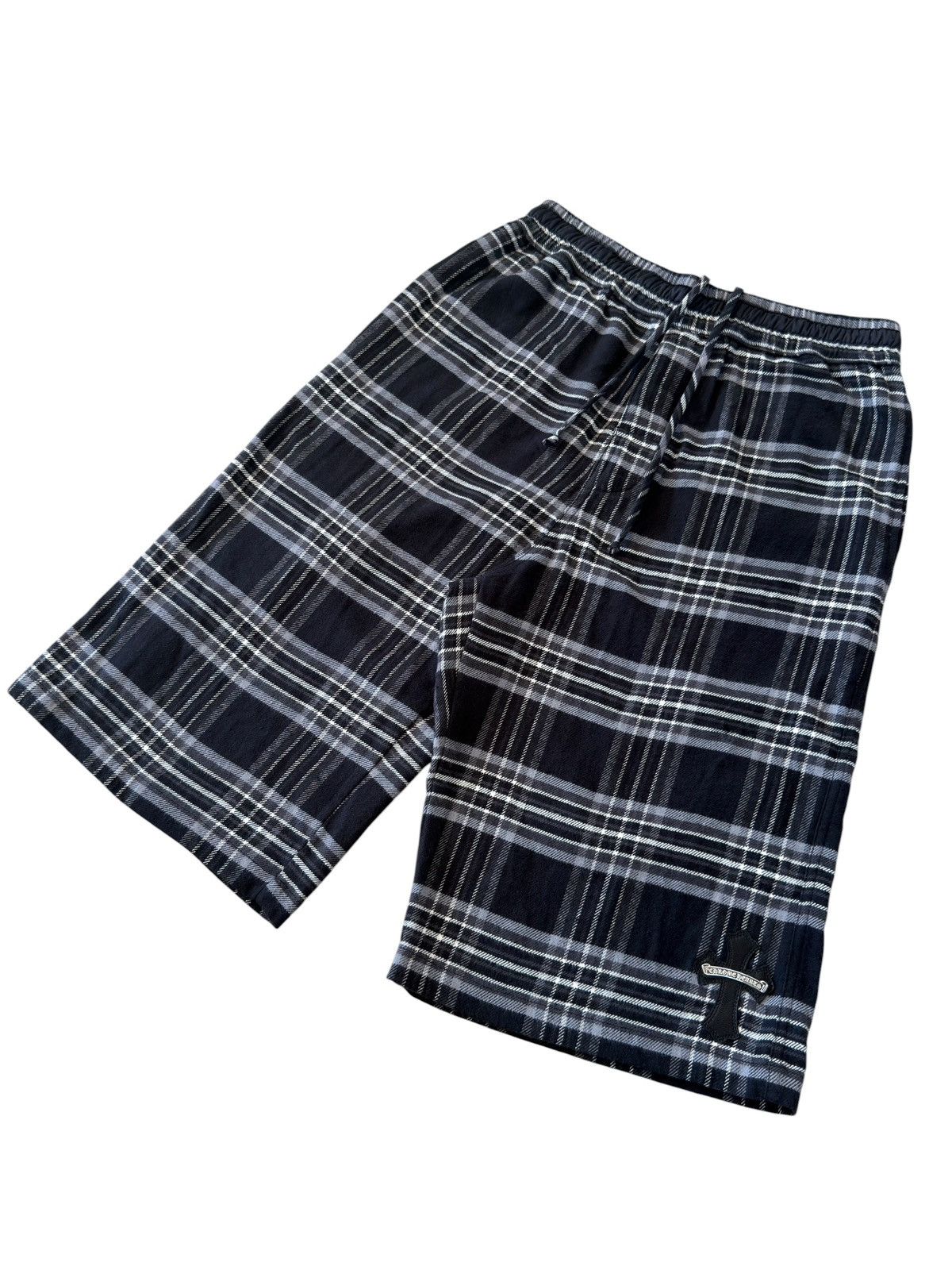Chrome Hearts Chrome Hearts ‘After School’ Plaid Flannel Long Shorts Size US 32 / EU 48 - 3 Thumbnail