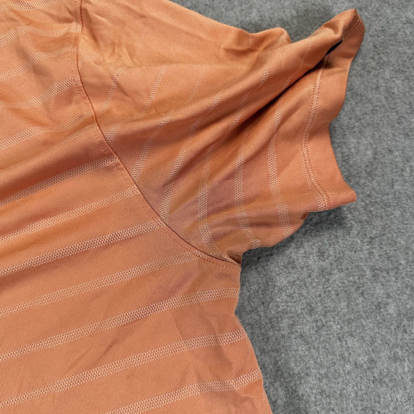 Nike Nike Dri-FIT Polo Shirt Mens M Orange Striped Golf Short Sleeve Polo Shirt Nike Dri-FIT Mens M Orange Striped Short Sleeve Golf Polo Size US M / EU 48-50 / 2 - 5 Thumbnail
