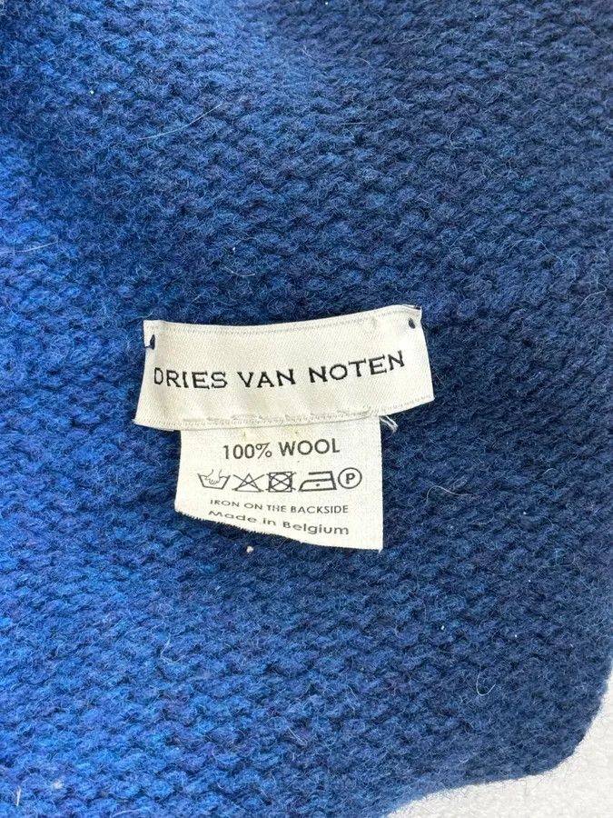 Dries Van Noten Dries Van Noten Blue Gradient Wool Beanie Size ONE SIZE - 6 Thumbnail