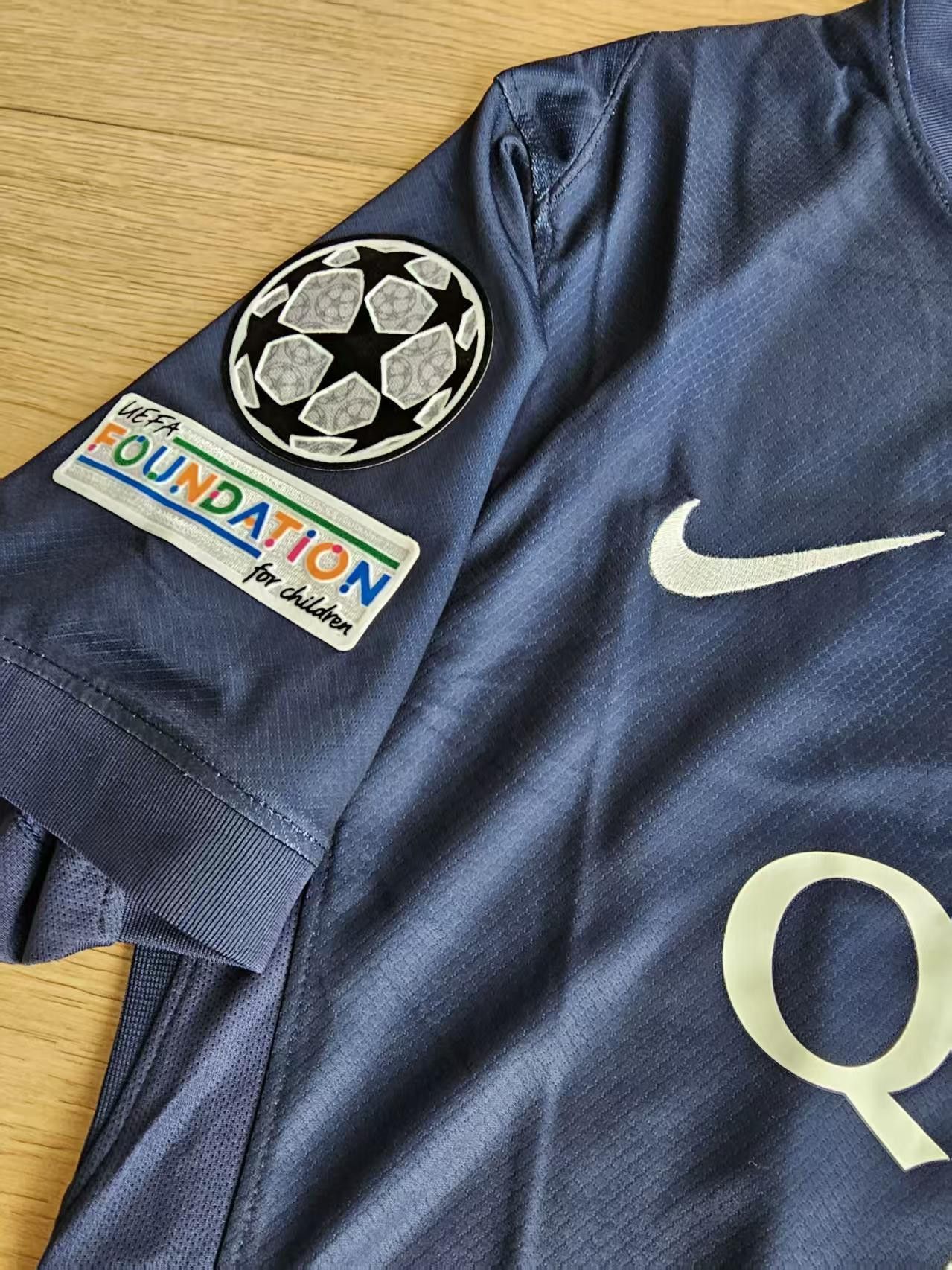 Other 2025 PSG #14 Désiré Doué Jersey Home UEFA Champions League Size US M / EU 48-50 / 2 - 4 Thumbnail