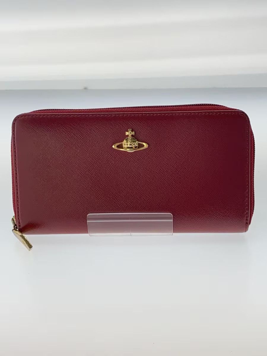 Vivienne Westwood Vivienne Westwood Plain Lthr Long Wallet Red Size ONE SIZE - 1 Thumbnail