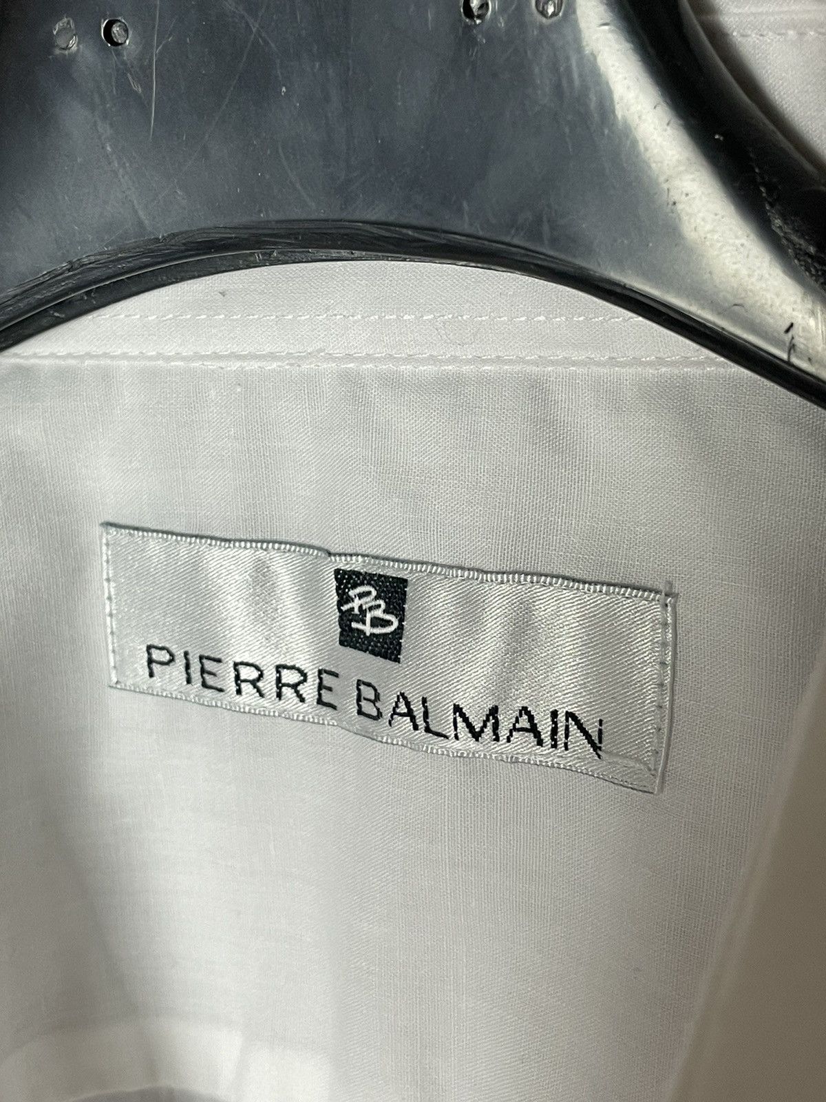 Pierre Balmain × Vintage Vintage Balmain Long Sleeve Shirt Men's Size US L / EU 52-54 / 3 - 6 Thumbnail