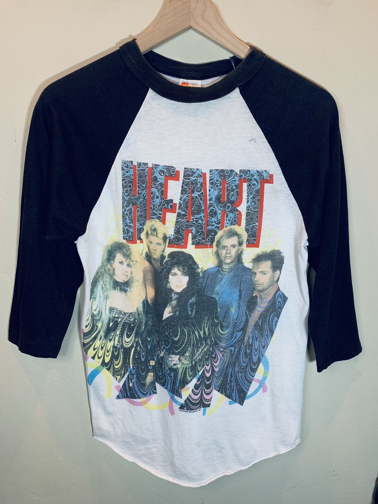 Band Tees × Vintage *RARE* Vintage 1985 Heart World Tour Single Stitch Shirt Size US L / EU 52-54 / 3 - 1 Thumbnail