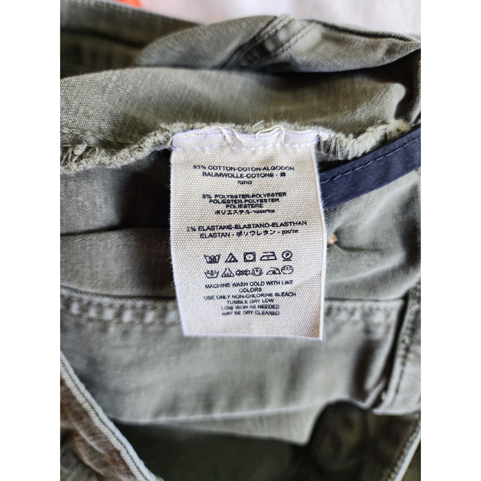 Free People Free People Olive Army Green Mini Skirt Button Down Size 0 Size 25" / US 0 / IT 36 - 4 Thumbnail