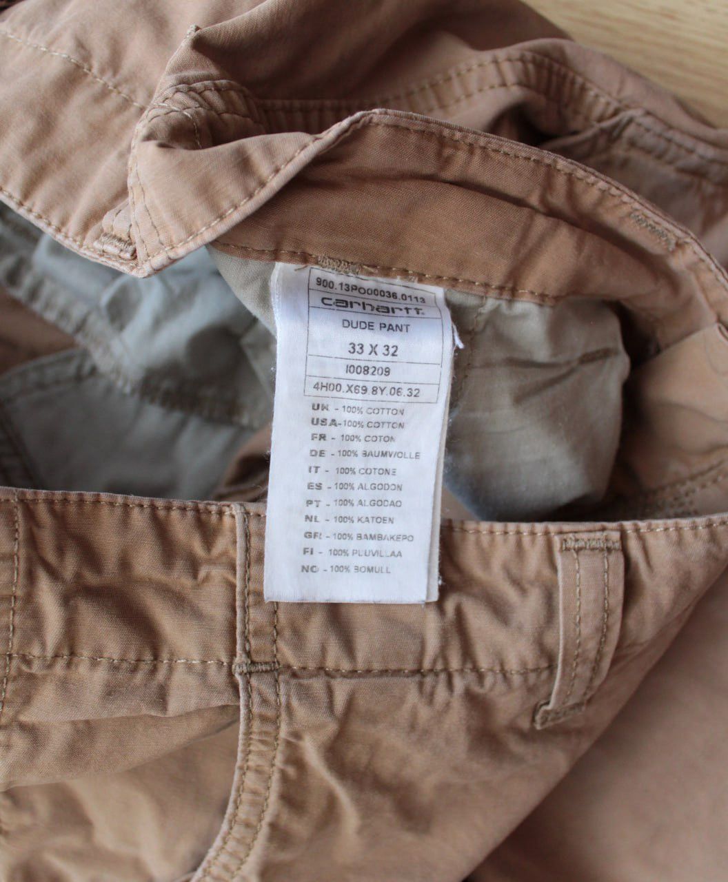 Carhartt 🔥 CARHARTT WIP Cargo Dude Pants Y2K Aviator Denim Pockets Size US 33 - 4 Thumbnail