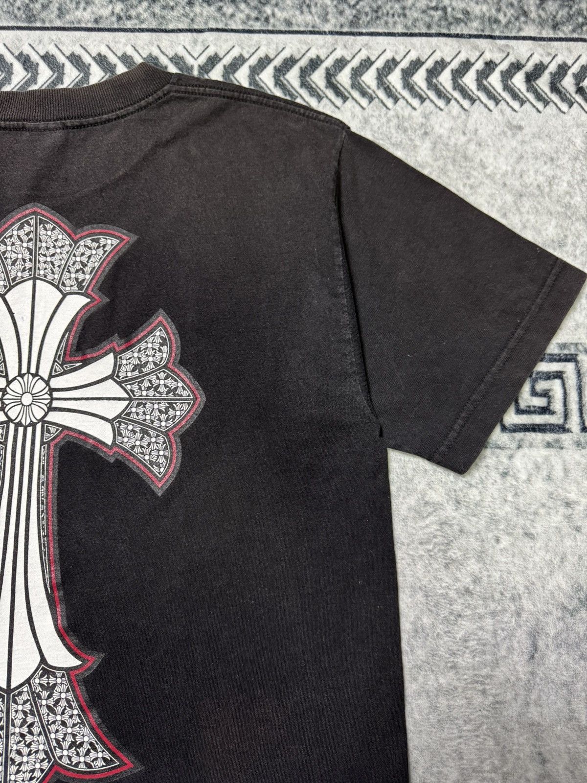 Chrome Hearts RARE! 2010s DOUBLE CROSS NECK PRINT Size US M / EU 48-50 / 2 - 4 Thumbnail