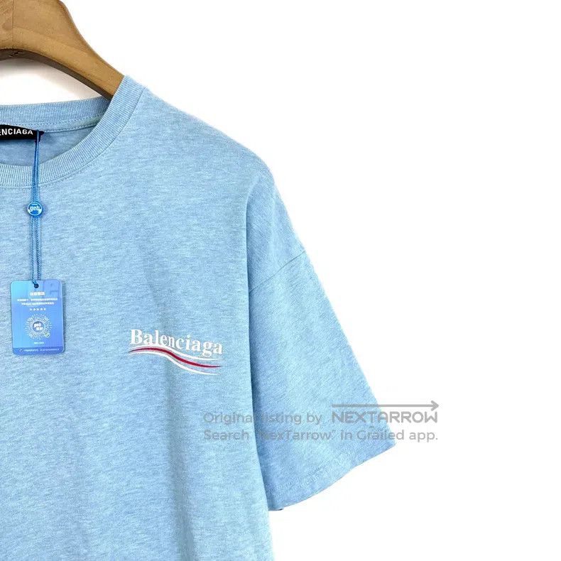 Balenciaga Balenciaga Haze blue Coca-Cola letter logo short-sleeve t- Size US S / EU 44-46 / 1 - 5 Thumbnail